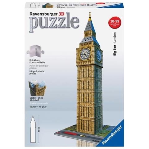 Puzzle 3D Big Ben 216 pz 39 cm 12554 - Foto 10