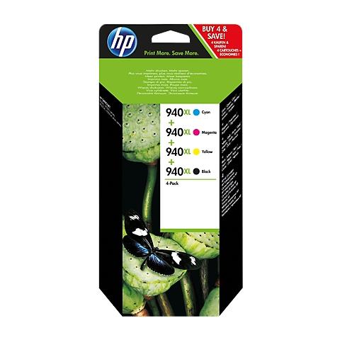 940XL cartuccia d'inchiostro 4 pz Originale Resa elevata (XL) Nero, Ciano, Magenta, Giallo - Foto 1