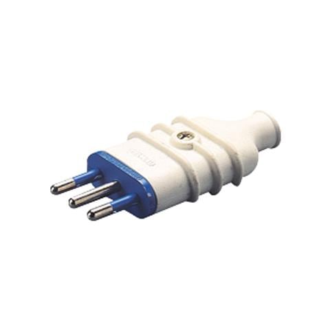 Spina Diritta 2p T 16a 250v Bianco - Foto 1