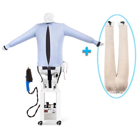 Stira Asciuga Camicie Pantaloni In Automatico Stirasciugatore Sa18 Manichino Con Caldaia E Spazzola A Vapore - Foto 1