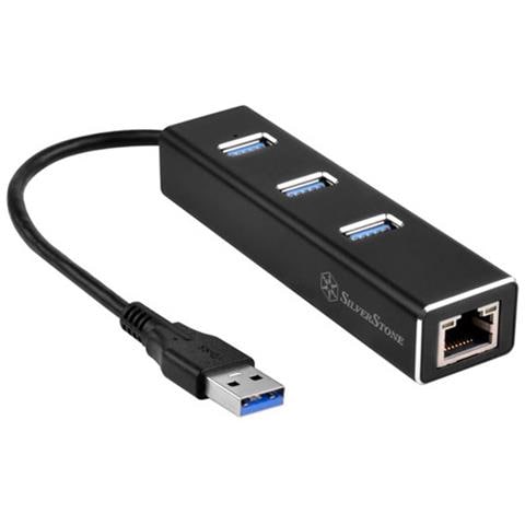 SST-EP04 Adattatore USB 3.1 con HUB / Gigabit Ethernet - Foto 1