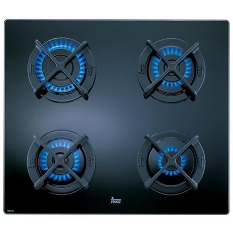 Piano Cottura CGC 4G AI AL a Gas 4 Fuochi Gas Colore Nero - Foto 1