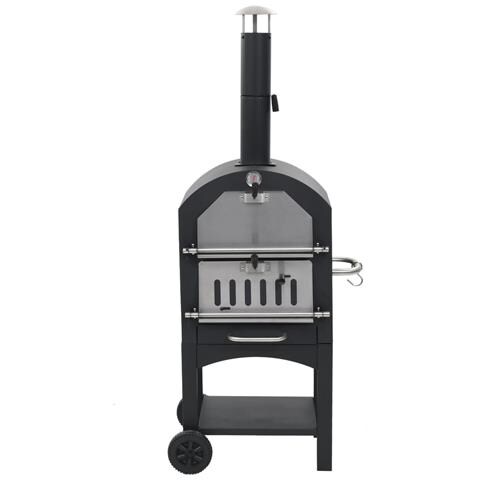 Forno Pizza Esterno A Carbonella Con Pietra Refrattaria - Foto 2