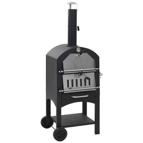 Forno Pizza Esterno A Carbonella Con Pietra Refrattaria - Foto 1