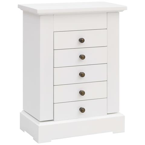 Armadietto Per Gioielli Con Specchio In Mdf 25x13,5x34 Cm - Foto 10