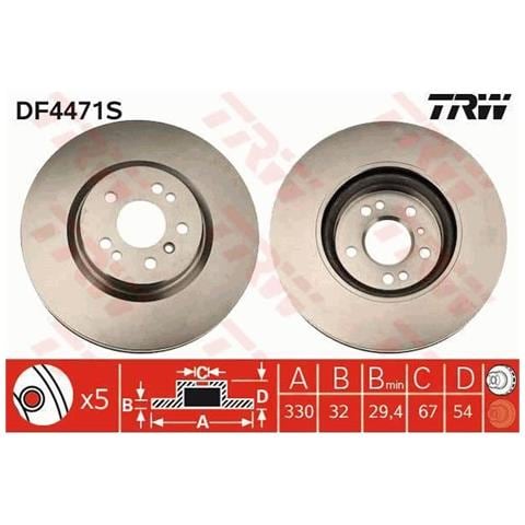 Disco Freno Df4471s Unitai - Foto 1
