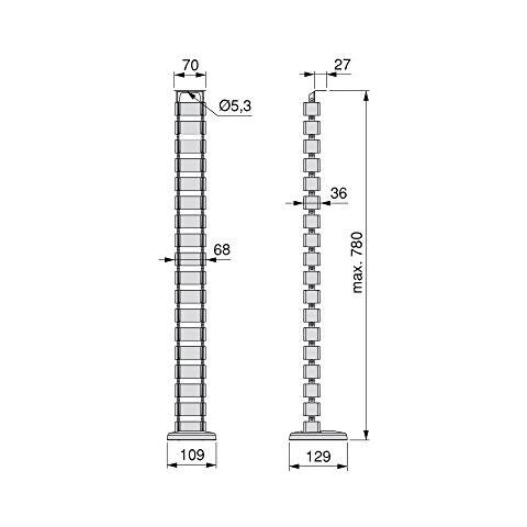 Colonna Organizzatrice Nascodicavi, Argento - Foto 3