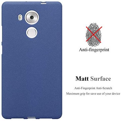 Custodia Compatibile Con Huawei Mate 8 In Frost Blu Scuro - Coperchio Protettivo In Silicone Tpu Flessibile - Foto 2