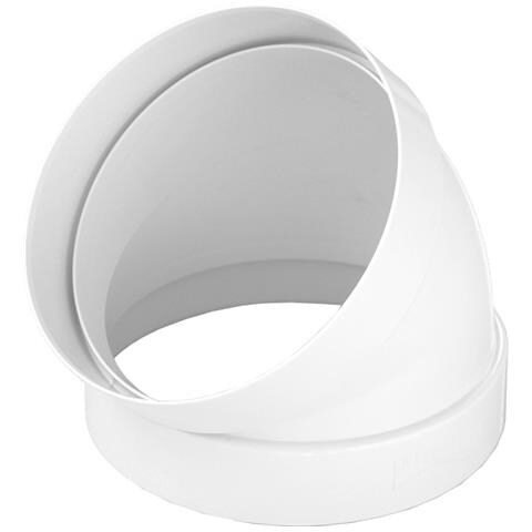 Curva A 45° Per Tubo Cappa Tondo Ff In Abs D125 Mm - Foto 4