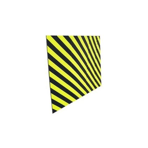 Protezione Segnaletica In Gomma 100x150 Cm Nero / giallo Pu1502nj - Foto 1