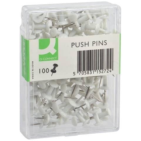 Spilli Per Bacheca Bianco Conf. Da 100 - Kf15272 - Foto 1