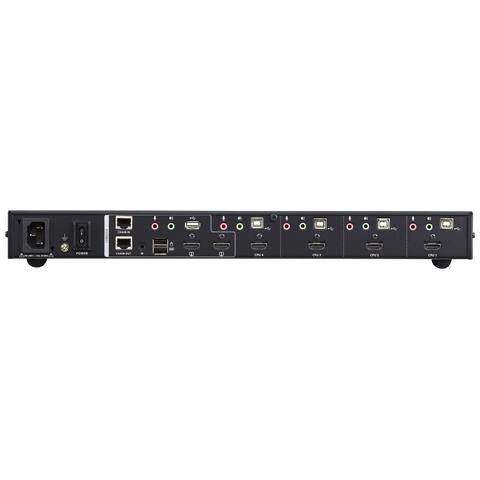 Switch KVMP™ multi-visualizzazione USB 4K HDMI a 4 porte - Foto 2