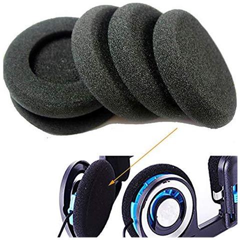 6pcs 2 Pads Ear 50mm Gomma Piuma Della Spugna Dei Rilievi Cuscini Per Koss Porta Pro Pp Px100 Px80 Pc131 Px200 Per Sony Sennheiser Philips Akg Cuffie - Foto 1