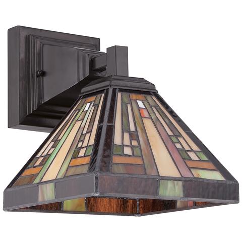 1 Luce Tiffany Luce Vintage Bronzo, E27 - Foto 2