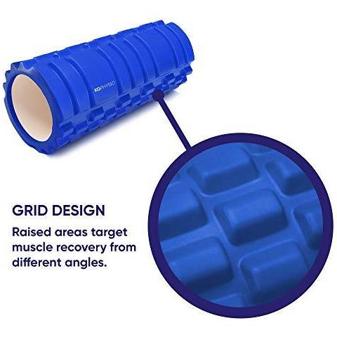 Foam Roller - Massaggi Roller Per Le Gambe Schiena E Braccia - Ultra Leggero Core Muscolare Roller Essenziale Per Liberare Profonda Tensione - 13 Roller Lungo Foam X5 - Foto 2