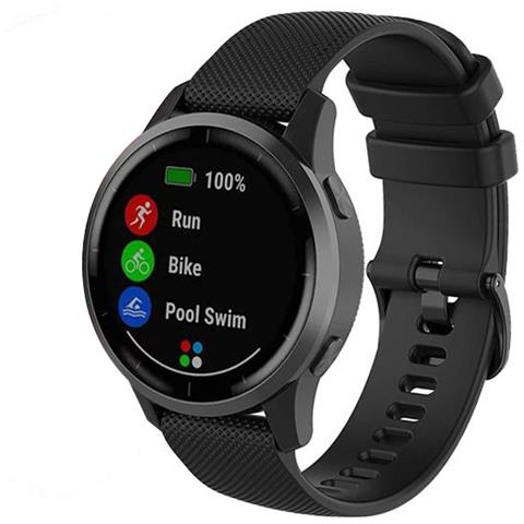 Bracciale Compatibile Con Garmin Vivoactive 3/move/forerunner (20 Mm) Tpu Nero - Foto 18