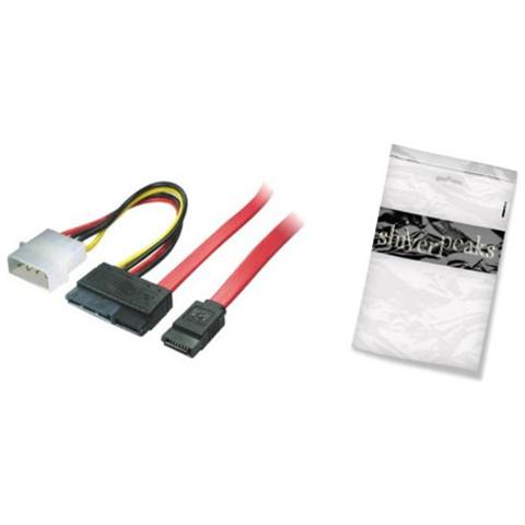 Cavo SATA 6 Gb/s Ad Alta Velocità - Angolato, Con Clip Metallico, Colore Blu E Giallo Cavo Dati SATA Per PC - Foto 4