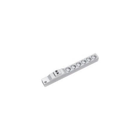 333.412 6AC outlet (s) 1U Grigio, Argento unità di distribuzione dell'energia (PDU) - Foto 1