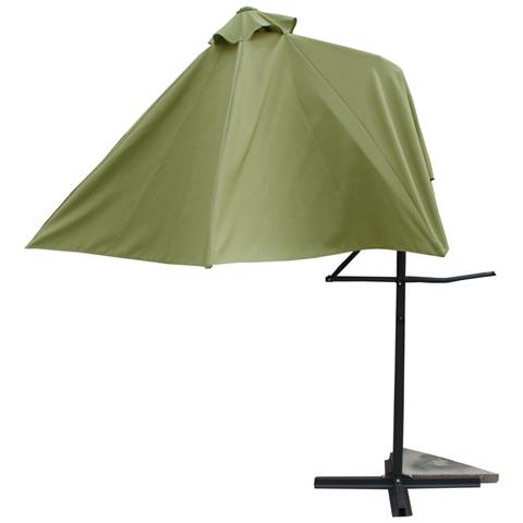 Alcudia Ombrellone Decentrato Rotondo Verde Ø 3m - Foto 3