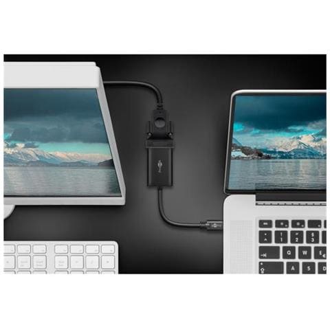 Goobay 51776 Cavo E Adattatore Video 0,2 M Usb Tipo-c Vga (d-sub) Nero - Foto 2