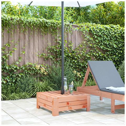 Copertura Per Base Ombrellone In Legno Massello Di Douglas - Foto 3