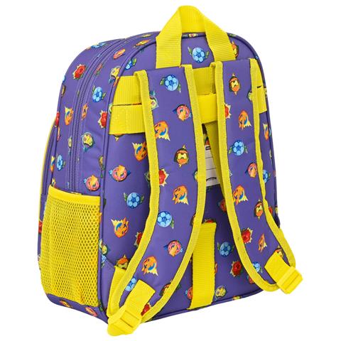 Zaino Scuola Superthings Guardians Of Kazoom Viola Giallo (27 X 33 X 10 Cm) - Foto 3