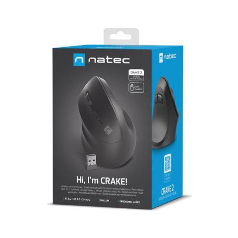 CRAKE 2 mouse Ufficio Mancino Bluetooth Ottico 2400 DPI - Foto 10