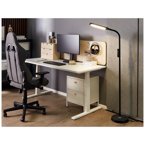 Lampada Da Terra A Led Aries Con Dimmer Metallo Nero - Foto 1