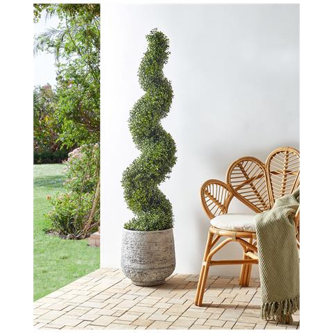 Pianta Artificiale In Vaso 158 Cm Buxus Spiral Tree - Foto 1