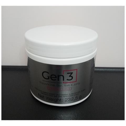 Integratore Alimentare Gen3 Con Collagene Idrolizzato Beauty Drink Anti Age Gusto Lampone. - Foto 1