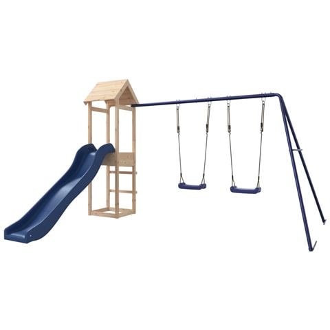 Set Da Gioco Da Esterno In Legno Massello Di Pino - Foto 1