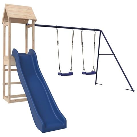 Set Da Gioco Da Esterno In Legno Massello Di Pino - Foto 10