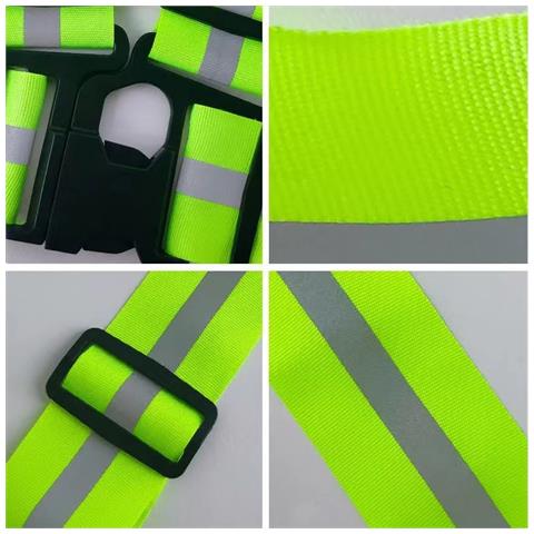 Fasce Di Sicurezza Riflettenti Confezione Da 2 - 5x1,5 Cm Black - Foto 2