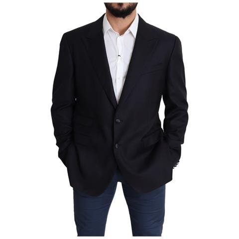 Blazer Napoli Monopetto In Lana Nera - It56 - Xxl - Foto 2