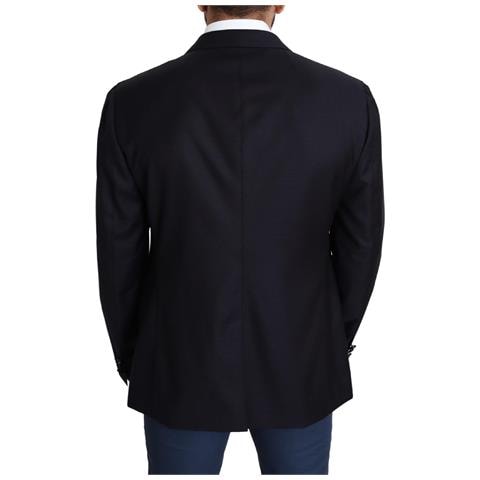 Blazer Napoli Monopetto In Lana Nera - It56 - Xxl - Foto 5