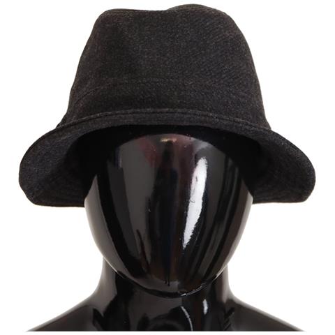Cappello Cappello Fedora Trilby In Lana Vergine Grigia - 56 Cm-xs - Foto 1