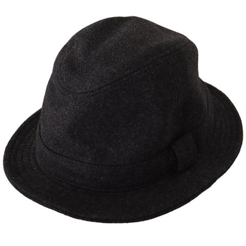 Cappello Cappello Fedora Trilby In Lana Vergine Grigia - 56 Cm-xs - Foto 2