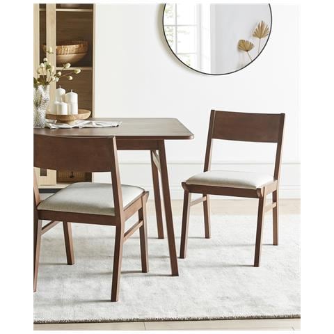 Set Di 2 Sedie Da Pranzo Enola Beige Chiaro - Foto 1