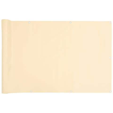 Paravento Da Balcone Crema 800x120 Cm In Pvc - Foto 2