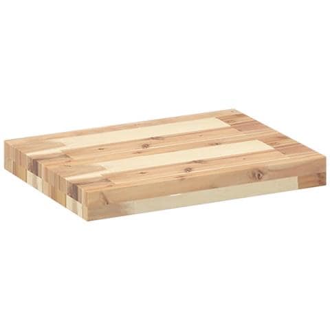 Ripiano A Parete 40x30x4 Cm Legno Massello Acacia Non Trattato - Foto 3