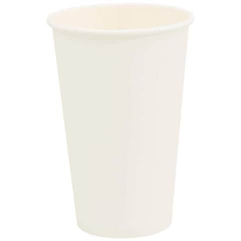 Bicchieri Da Caffè In Carta 1000 Pz 16oz 400ml Bianco - Foto 2