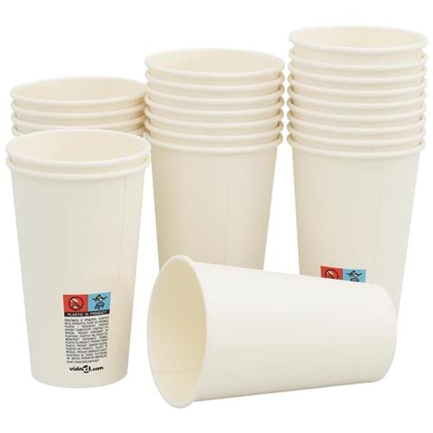 Bicchieri Da Caffè In Carta 1000 Pz 16oz 400ml Bianco - Foto 3