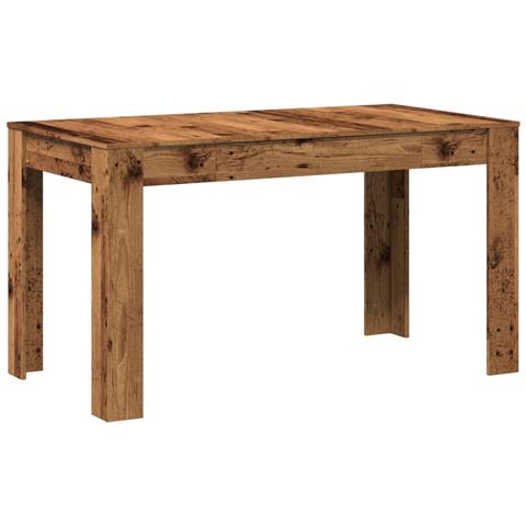 Tavolo Da Pranzo Legno Antico 140x74,5x76 Cm Legno Multistrato - Foto 2