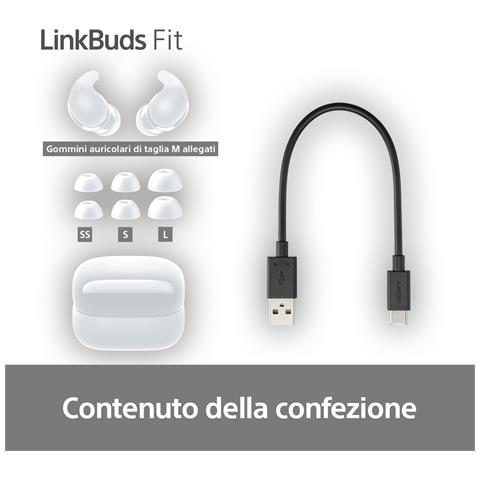 LinkBuds Fit - Cuffie True Wireless Bluetooth con Noise Cancelling - Comfort per tutto il giorno, IPX4, audio ad alta risoluzione, modalità Ambient Sound, durata della batteria fino a 21 ore, connessione Multipoint, iOS e Android - Violet - Foto 15