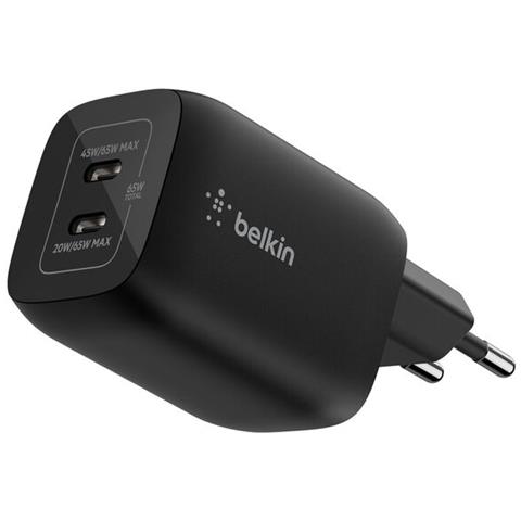 ENA007KQBK Caricabatterie per dispositivi mobili Cuffie, Computer portatile, Console portatile, Smartphone Nero AC Ricarica rapida Interno - Foto 1