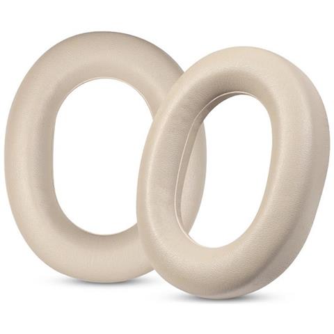 Cuscinetti Auricolari Di Ricambio In Pelle Proteica Dorata Compatibili Con Huawei Freebuds Studio - Foto 1