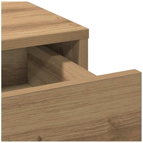 Tavolo da Trucco con cassetto 3 pcs Marrone 40 x 41 x 135 cm - Foto 9