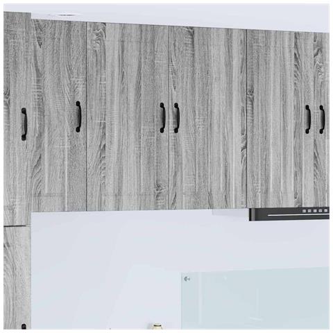 Mobile da cucina con lo scaffale Grigio Sonoma 80 x 31 x 80 cm - Foto 2
