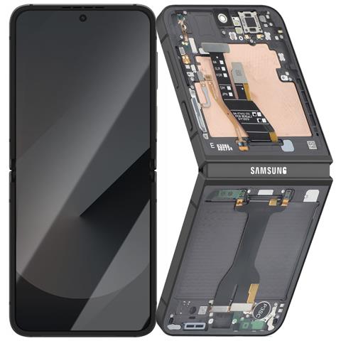 Schermo Interno Amoled Completo Per Galaxy Z Flip 6 Service Pack, Nero - Foto 1