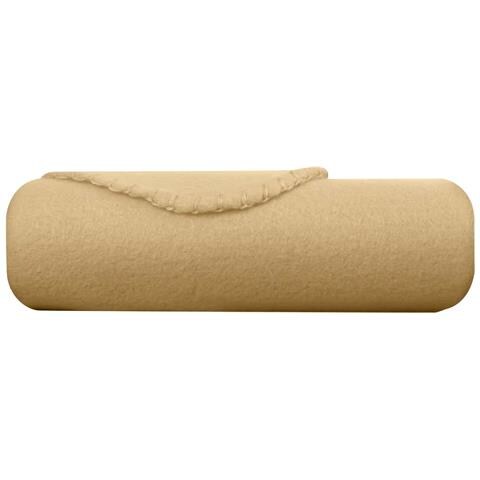 Coperta In Morbido Pile 130x170 Cm Calda Per Divano E Letto, Giallo - Foto 1